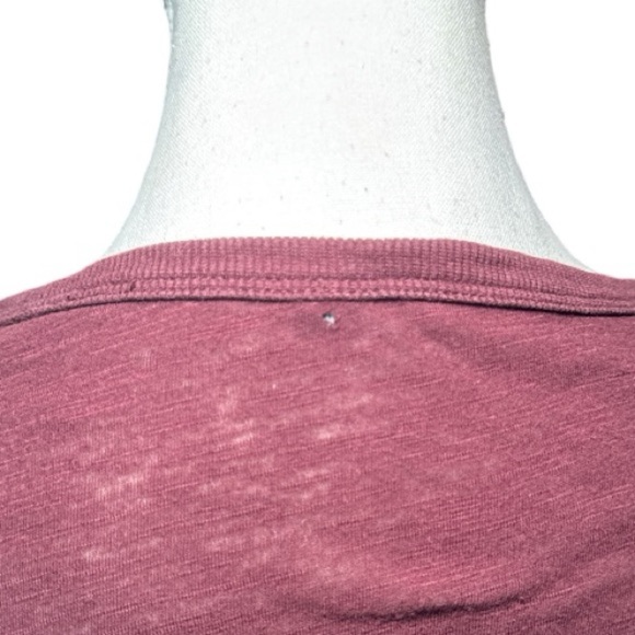Vuori Long Sleeve Rise Tee Ruby Sz XXL Athleisure Athletic Casual Maroon - Picture 8 of 14